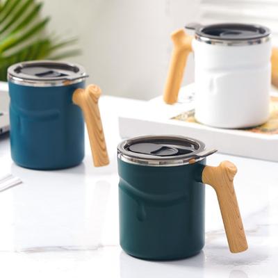 Tazza da caffè da 510 ml con coperchi Tazza in acciaio inossidabile 316 Adatta al microonde Lavabile in lavastoviglie