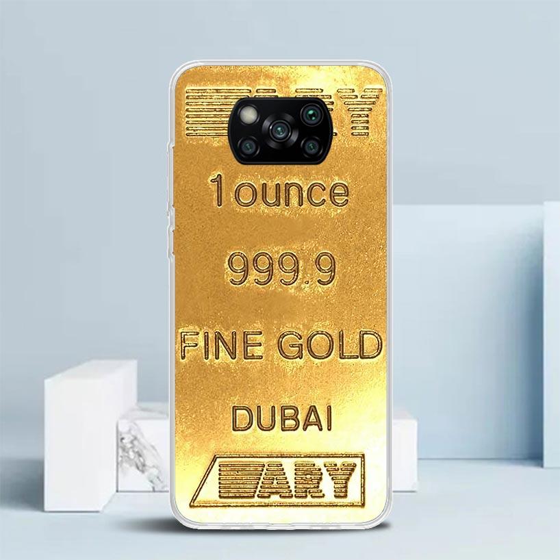 Fine Gold Pattern Printing Soft Cover for Xiaomi Poco F7 Ultra X7 X6 X5 Pro M7 Phone Case Redmi 15 15C 13 13C 12 12C 10 10C Prin