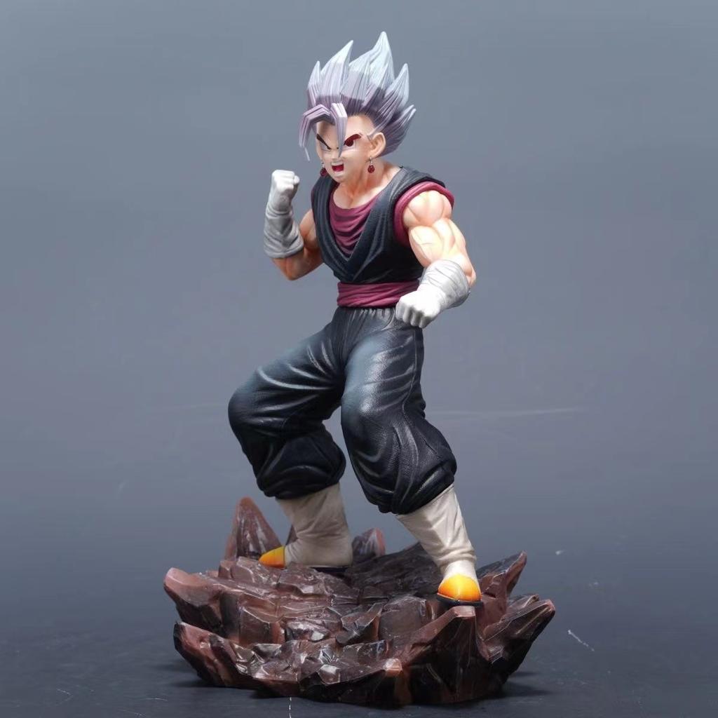 27cm/10.63inch Dragon Ball Z Vegetto Figure Super Saiyan Action Figure PVC Statue Desktop Ornament Collectible Model Toys Gifts