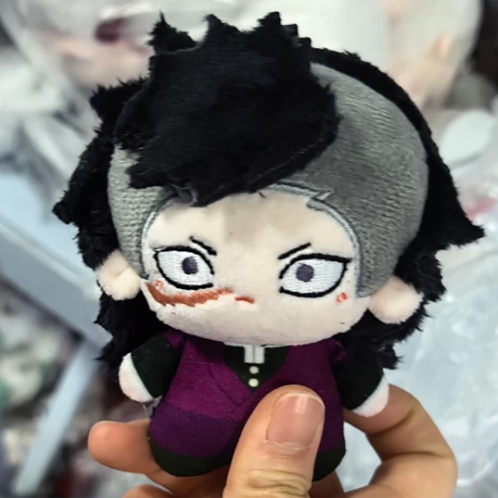 10Cm Demon Slayer Shinazugawa Sanemi Plush Doll Cartoon Shinazugawa Genya Stuffed Toy Pendant Doll Fans Birthday Holiday Gift