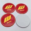 AEN4  4pcs 45mm 50mm 56mm 65mm W Work Logo Badge Car Stickers for Car Wheel Center Caps Emblem Rim Hubcaps Cover Replace Accessories