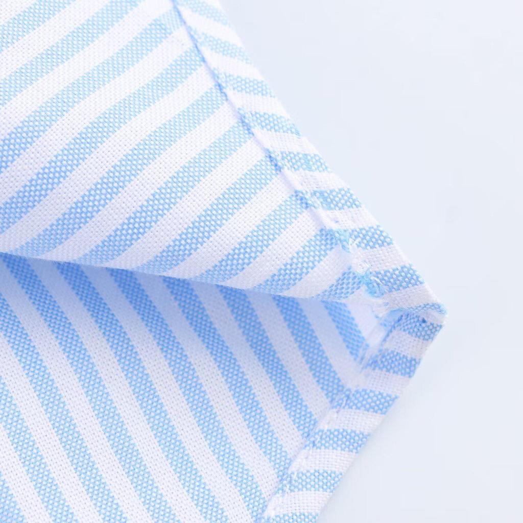 ZARZ DIY Women's Versatile Fashion Striped Oxford Shirt