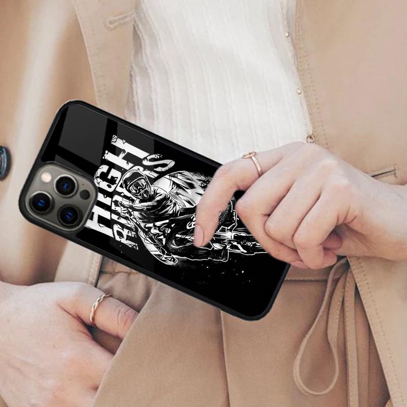 Retro Radfahren Magnetische Handyhülle Für APPLE iPhone 17 Air 16 14 13 12 Pro Max 15 Plus Kabelloses Laden Mit MagSafe Hülle