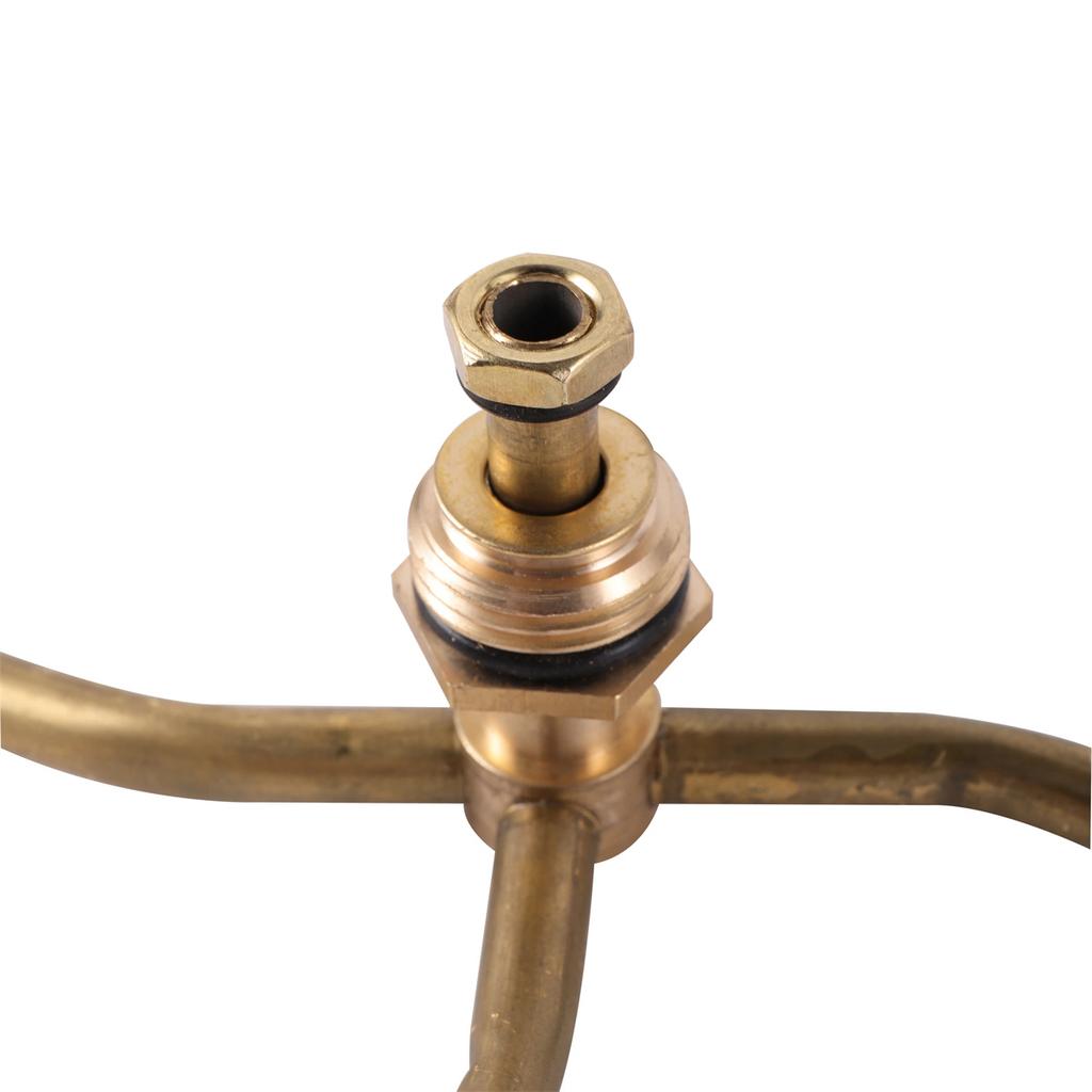 360° Automatic Rotating Cooper Sprinkler 2/3/4-way Optional Sprayer Nozzle 1/2" Male Thread Garden Lawn Orchard Irrigation Tools