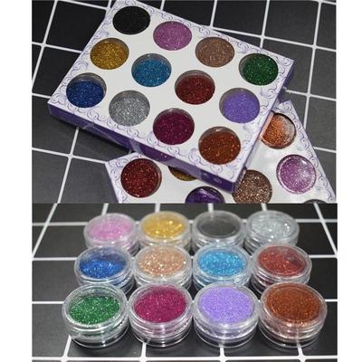 Lesklý prášek Magic Mirror Glitter na nehty Módní Krásné Práškové Pigmenty Prach na nehty