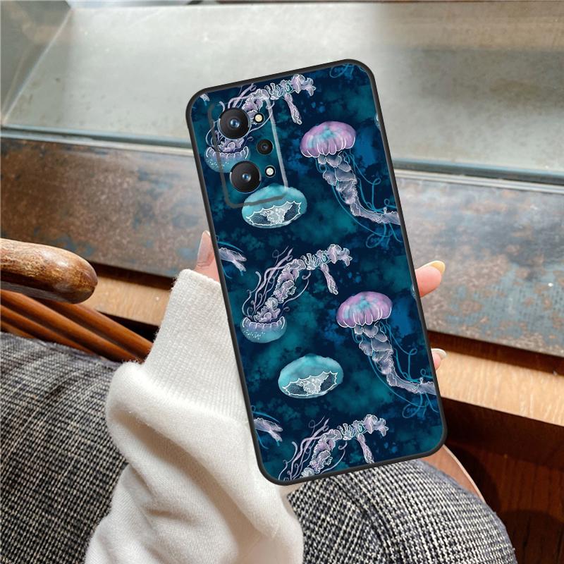 Magic Jellyfish Case For Realme 13 Pro Plus 11 12 14  C71 C75 C55 C51 C53 C25 C63 C61 C65 C67 GT6 GT7 15 Pro