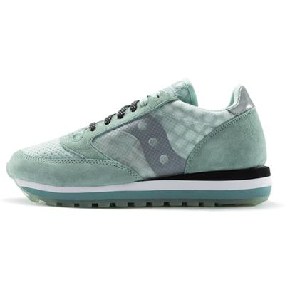 Jazz Dreifache Dämpfung Rutschfest Verschleißfest Atmungsaktivität Niedrig geschnitten Freizeit Laufschuhe Damen Hellblau Saucony S60554-2
