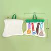 Kitchen Hand Towel Hanging Absorbent Quick-drying Handkerchief Coral Velvet Cute Kitchenware Pattern Thickened Cartoon Towel Rag