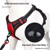 Explosion-Proof Reflective Dog Harness for Medium & Large Dogs - Breathable Oxford Cloth Vest with Leash