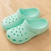 Sandwich Anti-slip Shoes with Feces-sensing Feature, Slip-on Shoes for Couples, Thick-soled Shoes, Holey Shoes