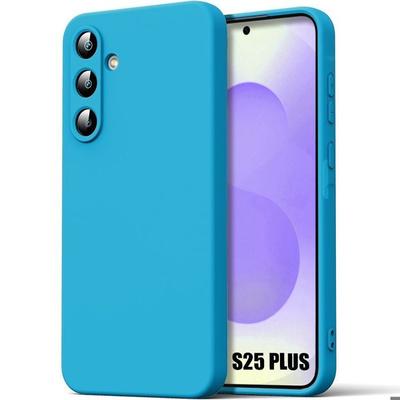 Case for Samsung Galaxy S25 Plus (Galaxy S25+) - Protection Silicone Blue - BOOLING®