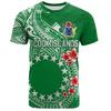 3D The RepublicOf Cook Islands Flag Map Printed T Shirt Cook Islands Coat Of Arms Graphic T-shirts For Men Vintage Short Sleeves