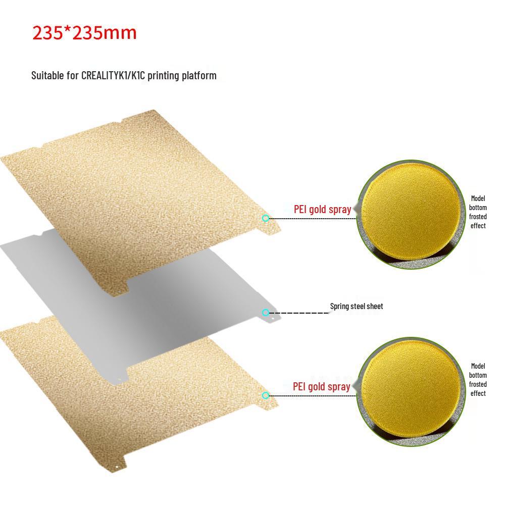 PEI Coated Print Bed Film for Creality K1 MAX/Ender3 S1 3D Printers