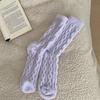 Solid Color Cotton Socks Winter Fleece Socks Sleep Socks Velvet Socks  Women