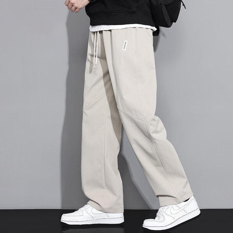 PLAYBOY Men's Relaxed-Fit Straight-Leg Pants