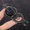 Black Ethiopian Opal Pendant Copper Wire Wrapped Pendant Handmade Copper Jewelry Gemstone Pendant Awesome Wire Wrap Jewelry Engagement Gift