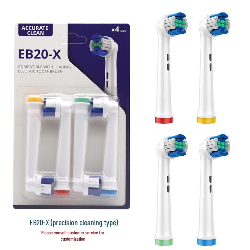 EB62-X Têtes de Rechange Compatibles Oral-B D12/D16, Paquet de 4