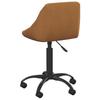 Office Chair Brown Velvet
