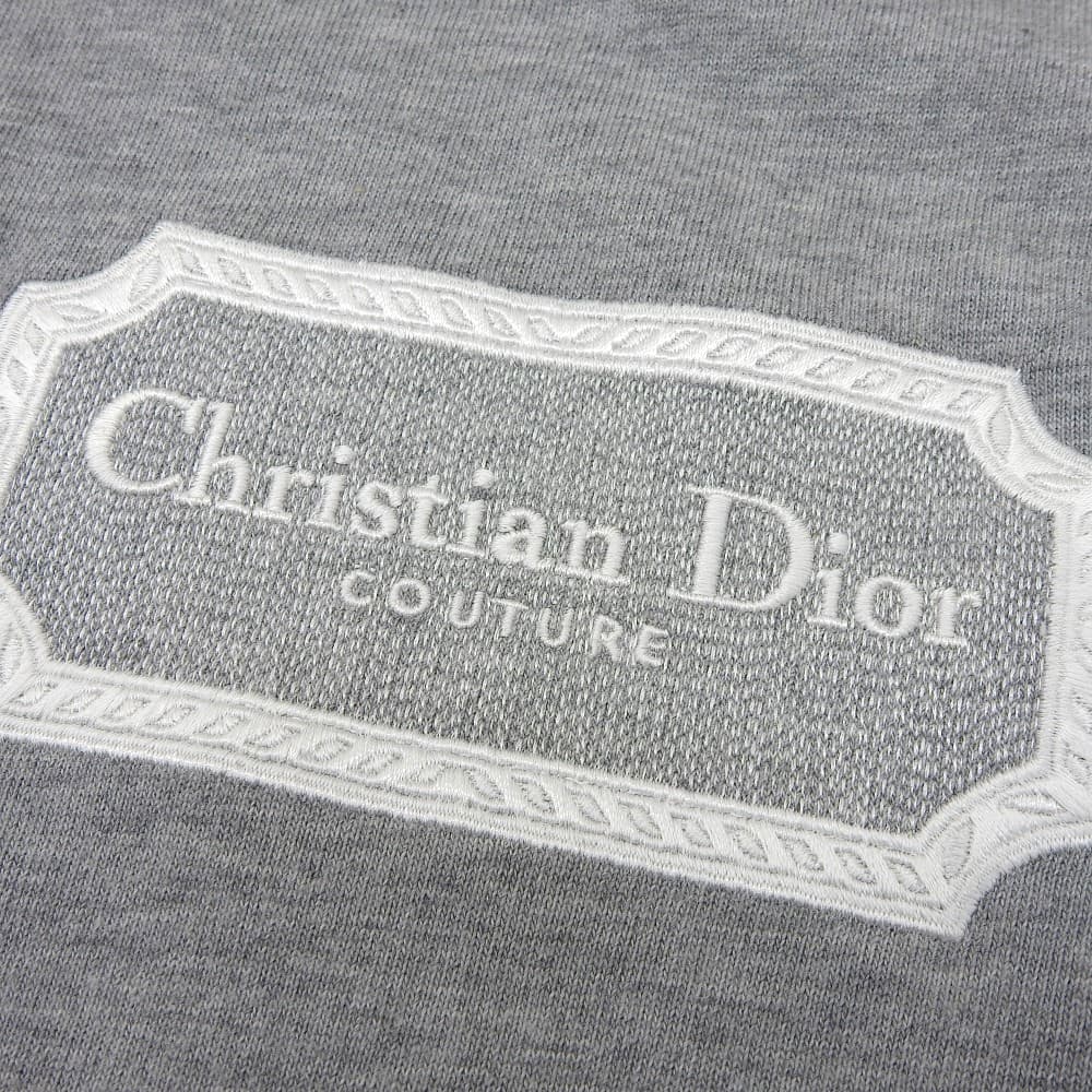 Dior Excellent Condition Signature Logo T-shirt, Men's, Gray, Size L, 343J696C0554 Tops L grayUsed