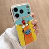 Applicable To iPhone17promax Mobile Phone Case, Anti-drop Corning Case, Apple 16 Men's and Women's All-inclusive 15 Scribbled Pony.