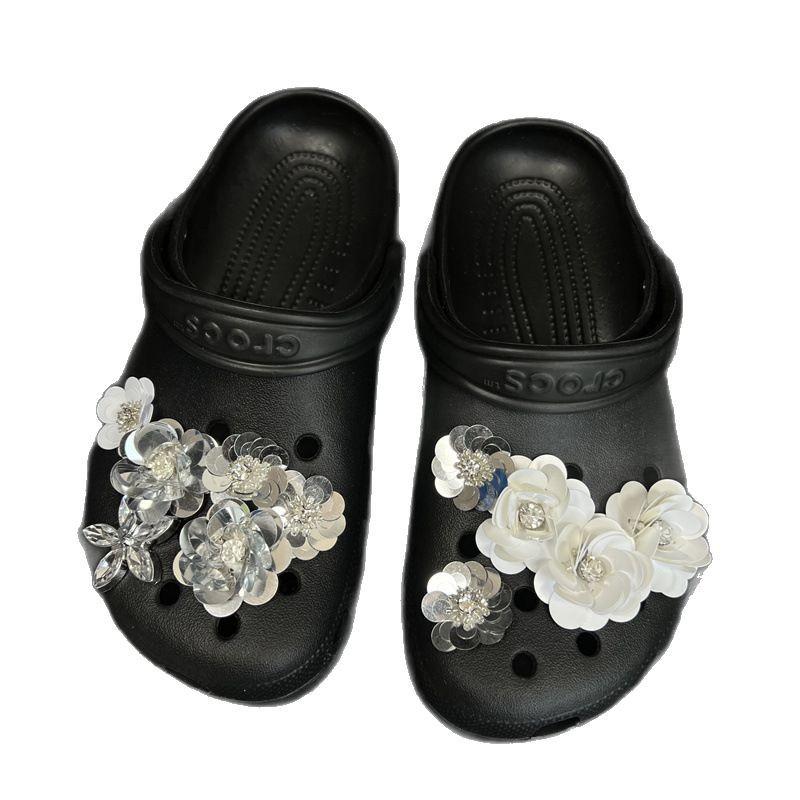 Cave Shoes, DIY Accessories, Light Gauze Petals, Flowers, Acrylic, Butterflies, Detachable Shoe Buckles, Shoe Flowers, Shoe Accessories