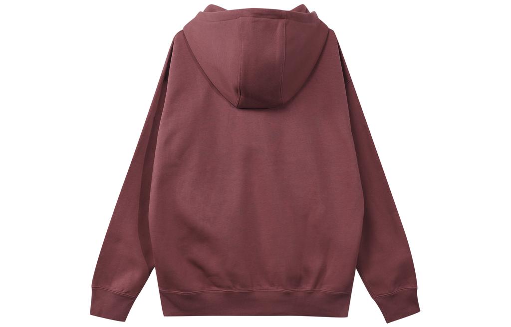 Nike Felpe da uomo con cappuccio rosse, vestibilità moderata regolare DA0316-661
