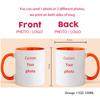 Personalised Your Photo Mug, Custom NAME IMAGE TEXT Cup,Customize Coffee Mugs, Tea Cups, Mothers Day, Wedding Gift 9 COLOURS