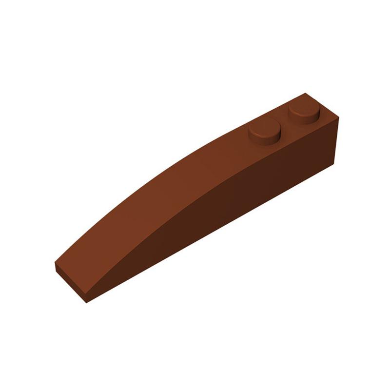 

10PCS 4 Curved 6x1 Slope Building Blocks Kit Board Works With Brick Particle Educational Idea DO-IT-YOURSELF Playthings Birthday Kid Present 10pcs коричневый