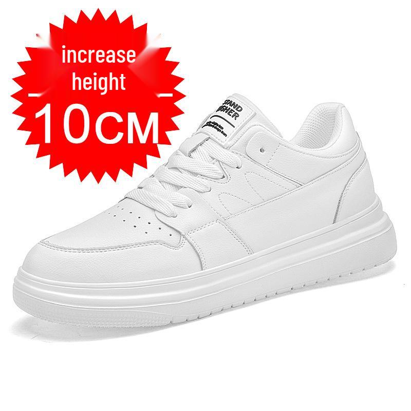 Herren Casual Herbst Höhensteigernde Sneaker - Atmungsaktive, Dicke Sohle Skate Schuhe mit 10cm Erhöhung 36
