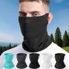 1Pcs Summer Ice Silk Hanging Ear Mask Cold Feeling Breathable Sunscreen Scarf Outdoor Riding Sports Turban Men Women