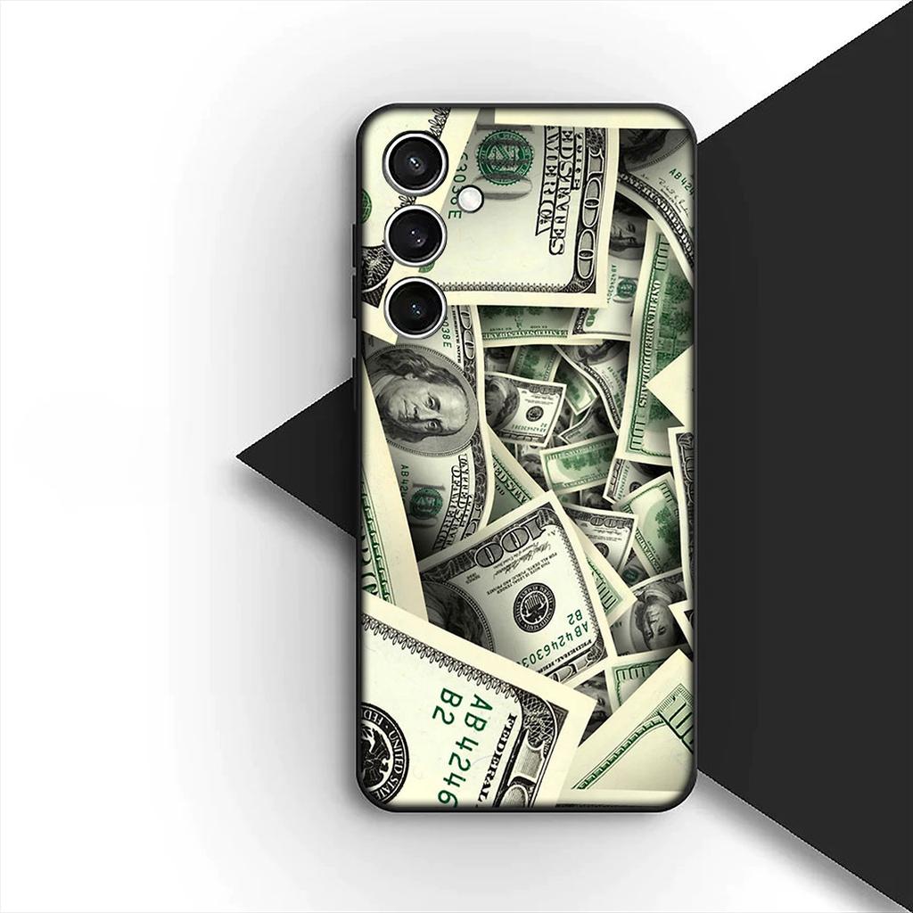 Soft Cover for Motorola Moto G22 G23 G32 G53 G60 G13 G64 G20 G8 G9 Plus Power E13 E20 E32 Casing Phone Case Money 100 D-Dollars