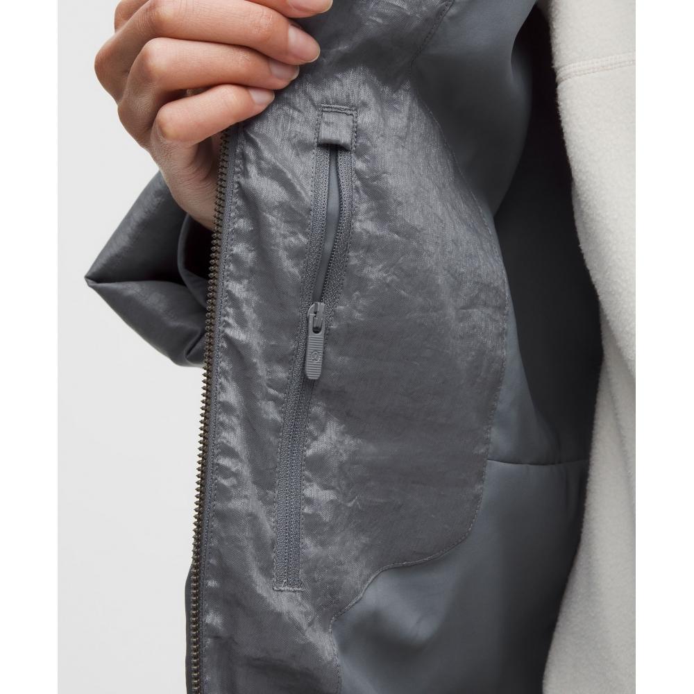 Lululemon Wunder Puff 600 Down Fill Jacket  Shine Solar Grey