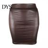 Female Skirt Women Mini Solid Color High Waist Slim Fit Bodycon Skinny Matte Faux Leather Cozy Commuter Streetwear Short