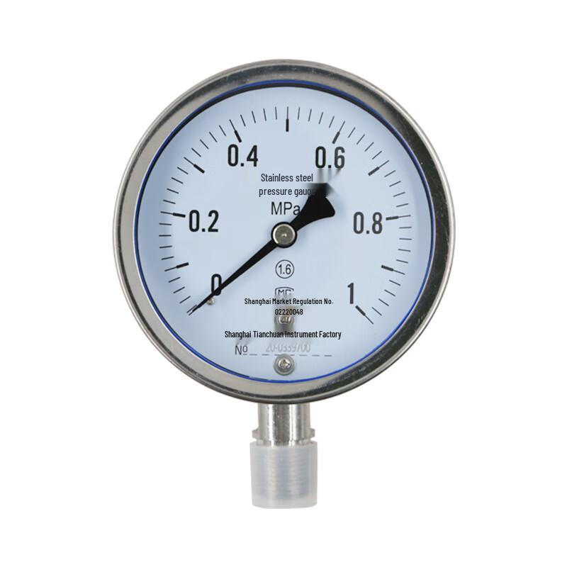 DEKOY 100BF Stainless Steel Pressure Gauge (CN Version)