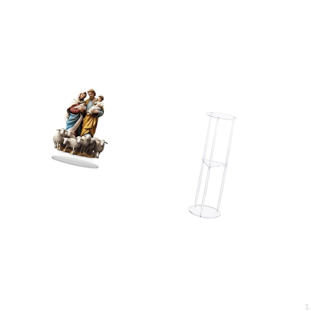 Table Sign Acrylic Desktop Ornament Home Saving Side Clear Supports Suitable for Gift