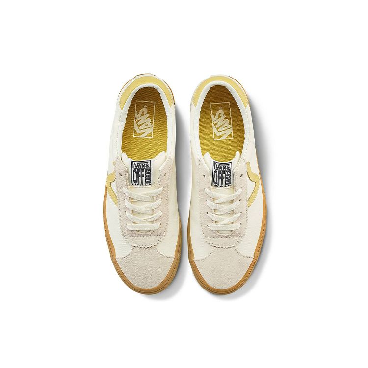 Vans Sports Canvas Low-Top Skate Shoes Unisex Sneakers Beige VN0A4BU61IA