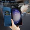 DG.MING For Samsung Galaxy S23 Retro PU Leather Stand Cover Shockproof Wallet Phone Case