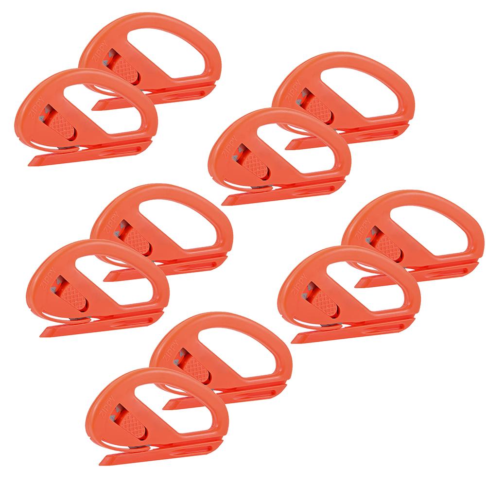 10PCS/Pack Safety Vinyl Film Cutter Knife Car Wrap Carbon Film Decals Cutting Tool Zippy Snitty Slitter Window Tint Paper Cutter