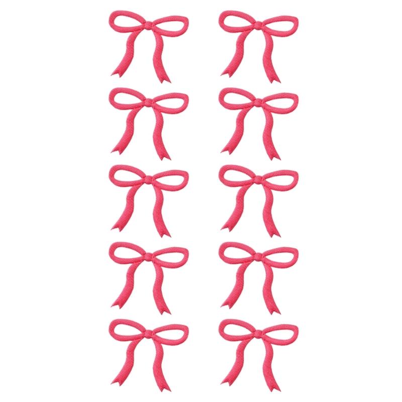 Polyester Craft Bows For DIY Hair Accessories Clothing Decors Material Easy To Attach Without Tools