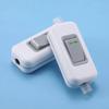 1/3/5/8Pcs White Hand Pinch Bedside Small Appliance Push Button Switch Boat Shape Switch Small Rocker Button Wiring Switch