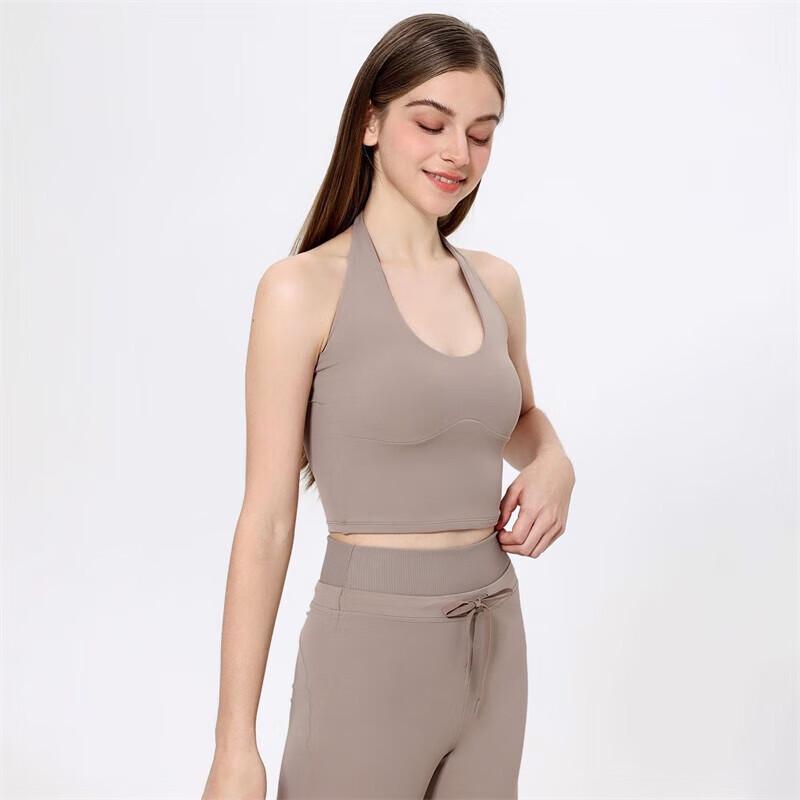 Женский майка-топ для йоги с завязками на шее WEZHO