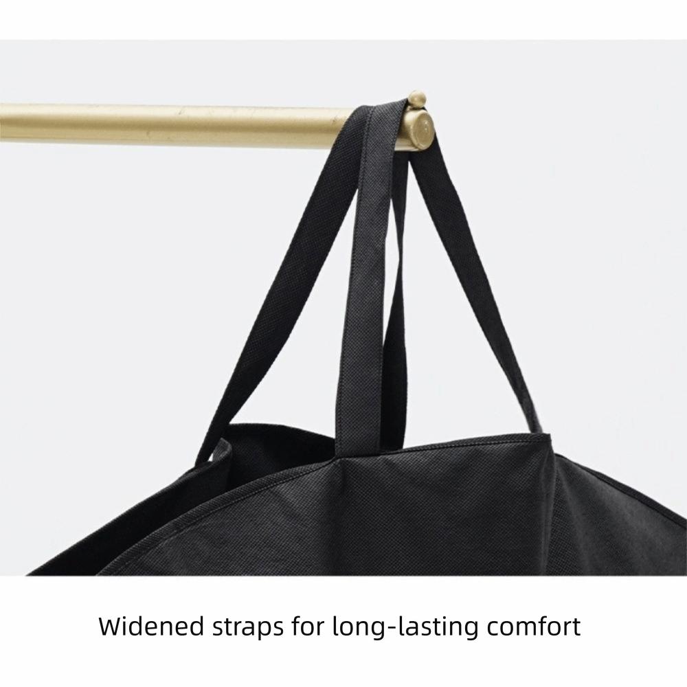 Reißverschluss Ballettrock Aufbewahrungstasche Vliesstoff Schwarz Performance Handtasche Wasserdicht Große Kapazität Tanzzubehör