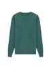 Midlife & Senior Fall Style Round Neck Long Sleeve Loose Fit Versatile Knit Sweater Top