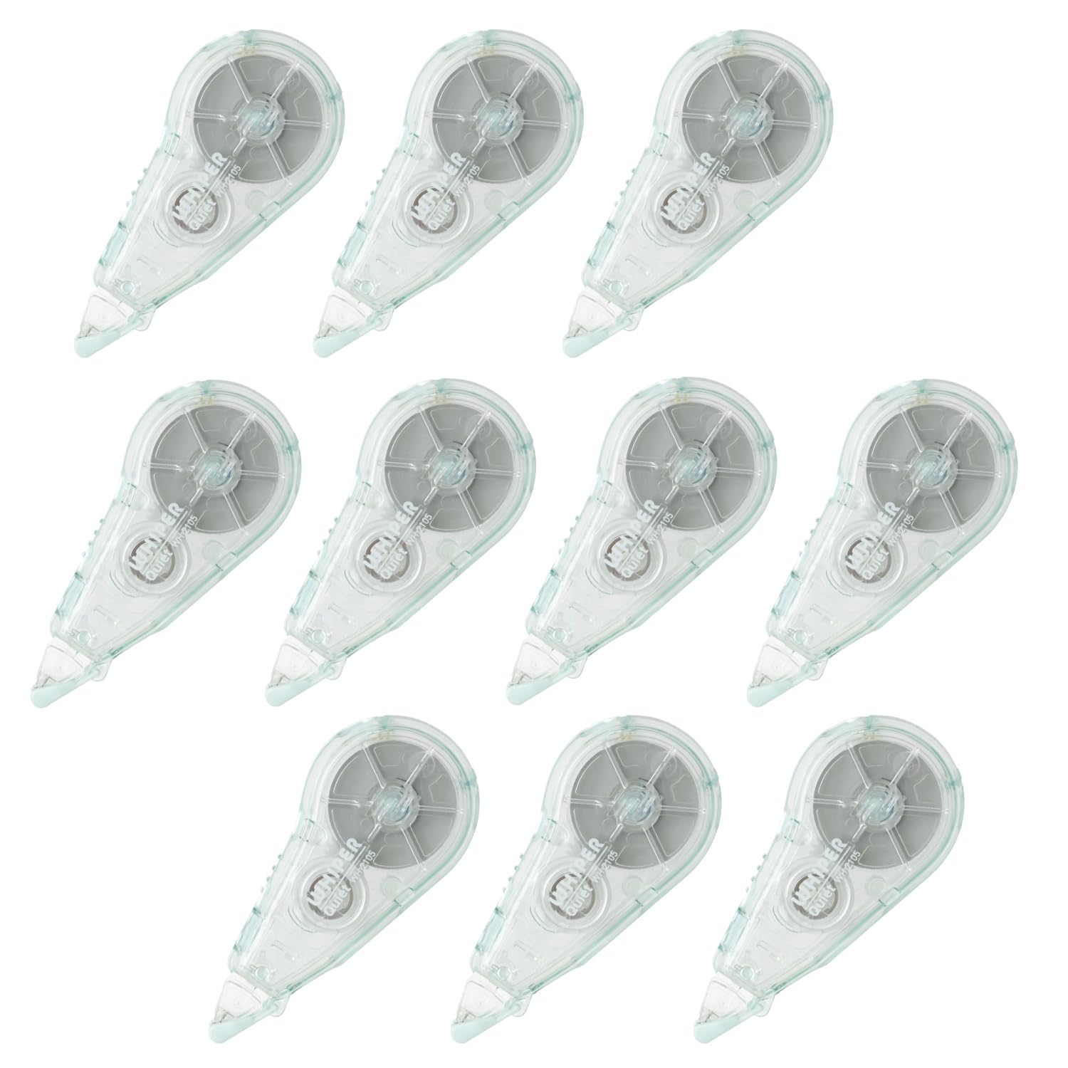 

Plus Whiper Quiet Correction 5mm Pack of x 10 Tape, Wide, Green, WH-2105, 10, 52-844