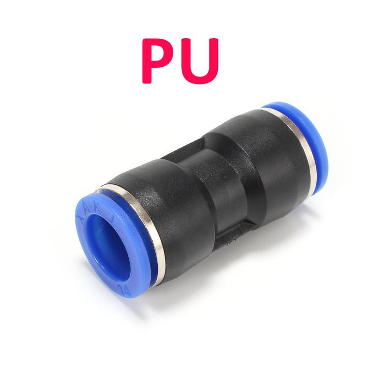 Pneumatic Fitting Pipe Connector Tube Air Quick Fittings Water Push In Hose Couping 4mm 6mm 8mm 10mm 12mm 14mm PU PY PK PE PV SA