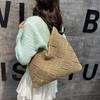 Women's Shoulder Bags Casual Wicker Woven Ladies Handmade Totes Large Capacity Summer Beach Female's Shopper Handbag