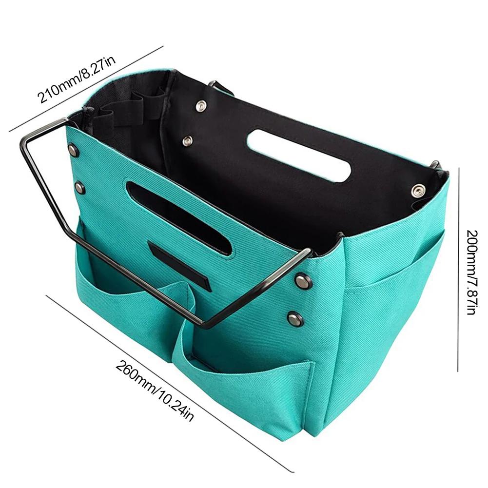 Telescoping Ladder Tool Bag Folding Tool Pouch Multifunctional Oxford Cloth Handy Tool Storage Bag with Pockets Electrician Bag