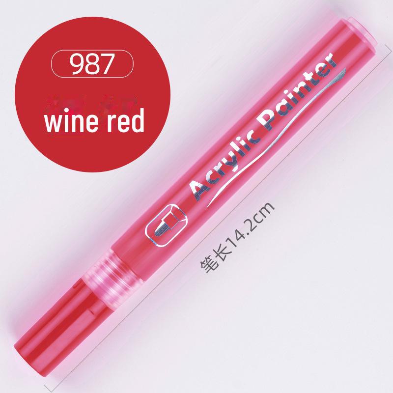 Sada akrylových fixů: Vodotěsné, Bílé, na Kámen, Keramickou Malbu - 12 Barev