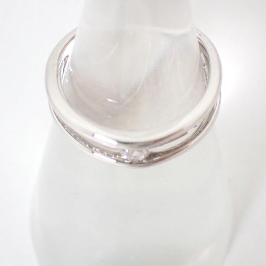 [Used] Pt900 Diamond Ring/Size 10/j59-9