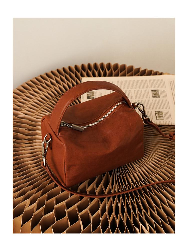 Johnature Pillow Bag Casual Genuine Leather Women's Handbag Versatile Solid Color Soft Cowhide Shoulder Crossbody Bags